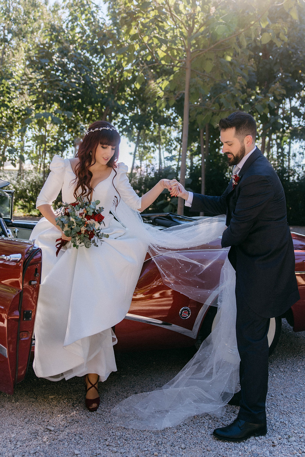 Coche novios Isa y Salva
